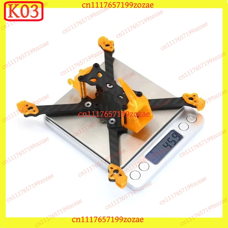 K03 HD 3,5 Zoll Carbonfaser FPV-Rahmen-Kit, 3D-gedruckte ultraleichte – Bild 6