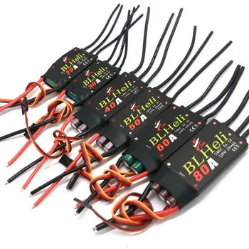 BLHeli Bürstenlosen ESC 20A 30A 40A 50A 60A 80A Elektronische Geschwindigkeit Controller Für Starrflügel