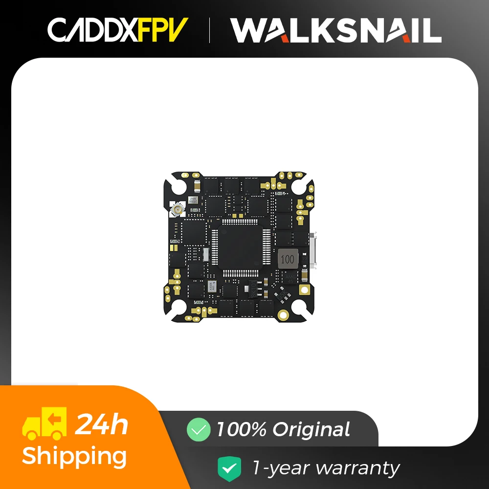 CADDXFPV CADDXF4_AIO_ELRS AIO Flight Controller 20A ESC 4-IN-1 3~4S Lipo/Lihv für RC FPV Toothpick Racing