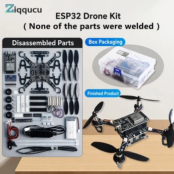 ESP32 DIY Mini-Drohnen-Kit Selbstbau-Quadcopter-Multirotor-Bausatz Programmierbar für STEM-Bildung