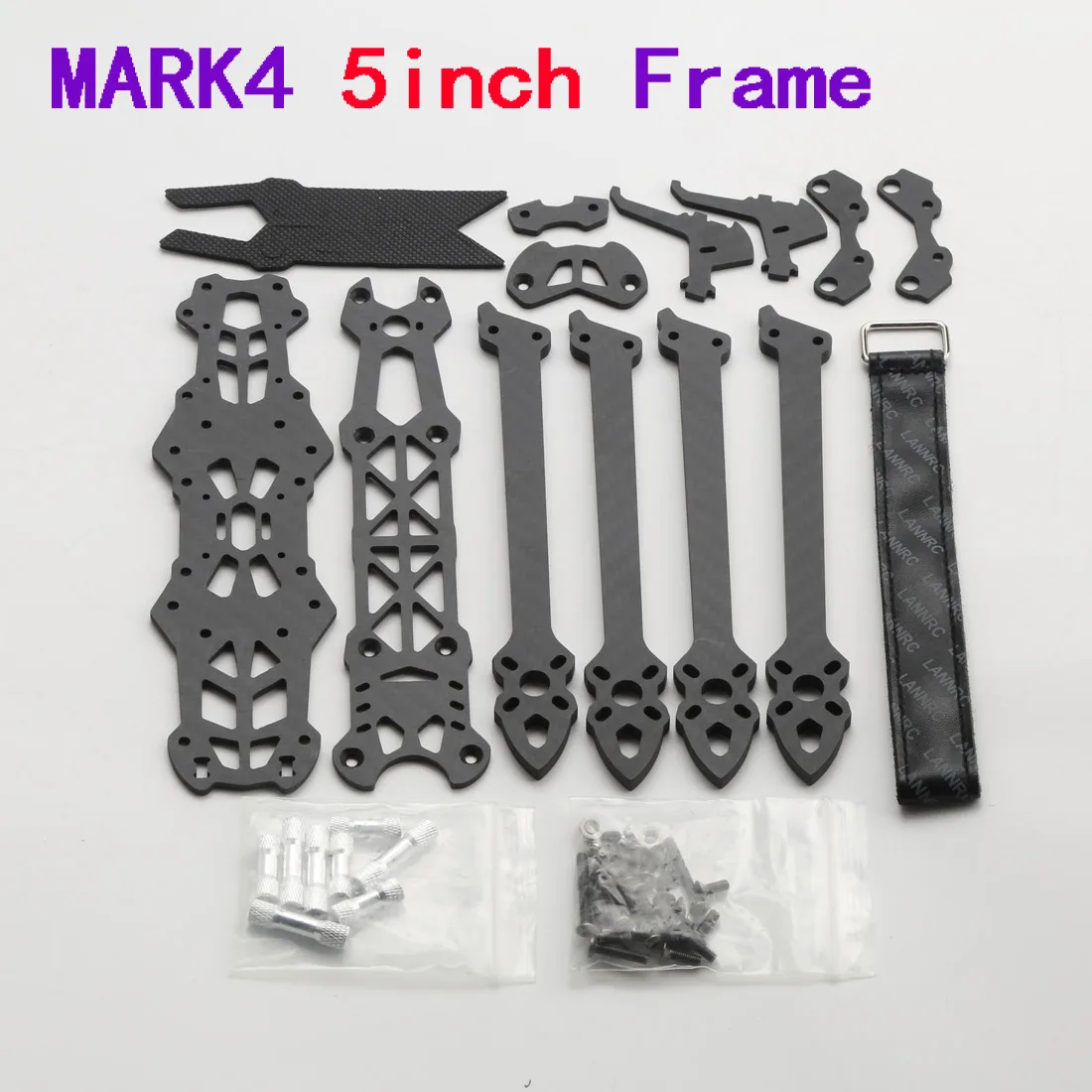 Mark4 5-Zoll-FPV-Carbonfaser-Rahmen, 225 mm Radstand, 5 mm Arm, Freestyle-Langstreckenrahmen