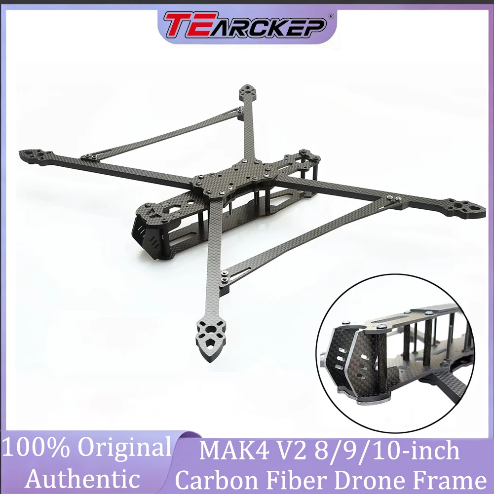 MAK4 V2 MARK4 FPV Drohnen-Rahmen-Kit 7/8/9/10 Zoll 367/387/427mm Kohlefaser RC FPV Freestyle