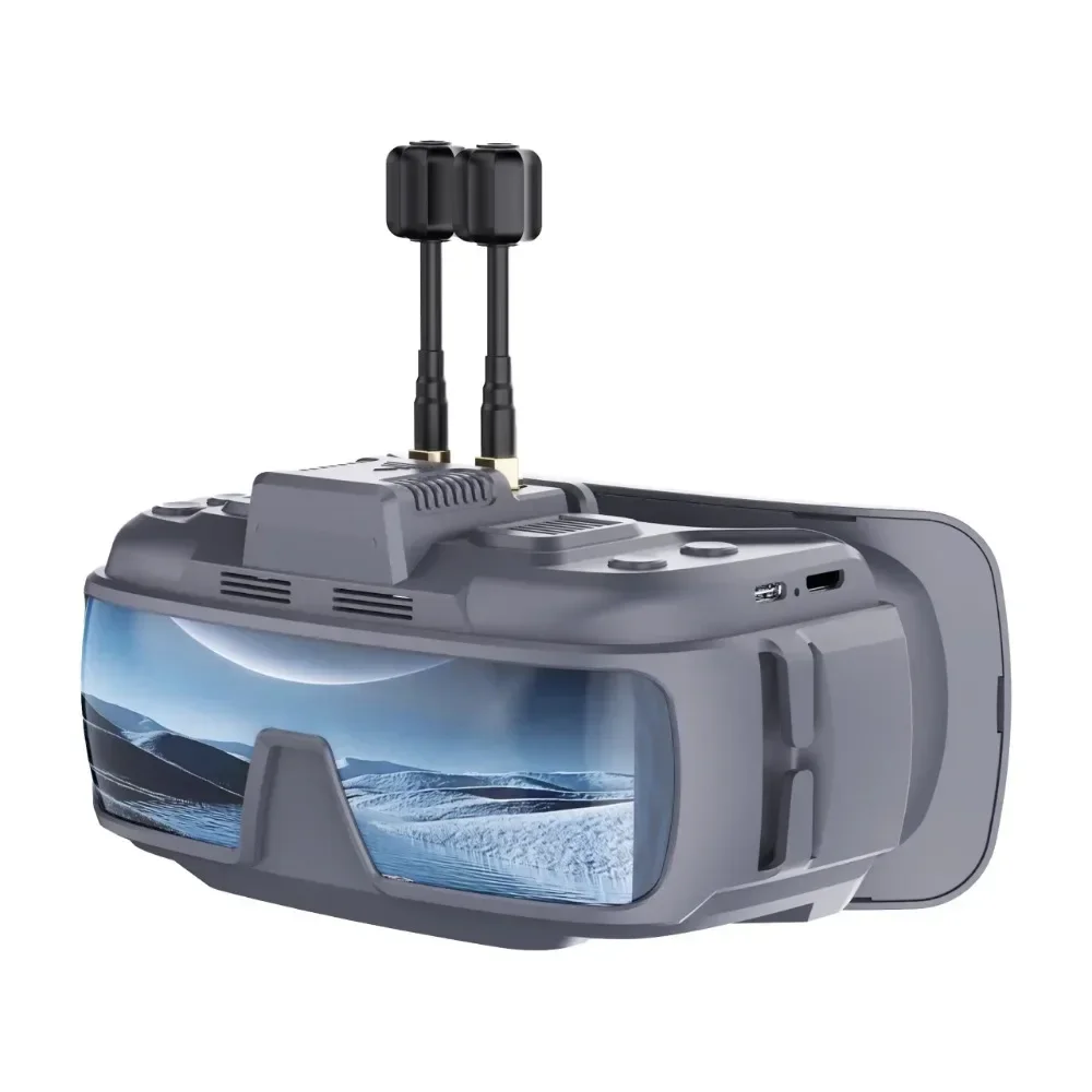 DMKR VR200 5,8GHz FPV-Brille 3,5" 1024x600 IPS 40CH DVR HDMI-Eingang – Bild 4