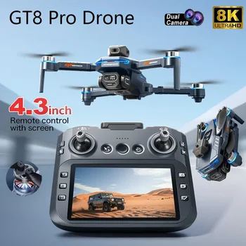 GT8 Mini-Drohne 8K Professionelle HD 360 ° Quadcopter-Spielzeug mit zwei Kameras, 5G, GPS, WLAN, bürstenlosen