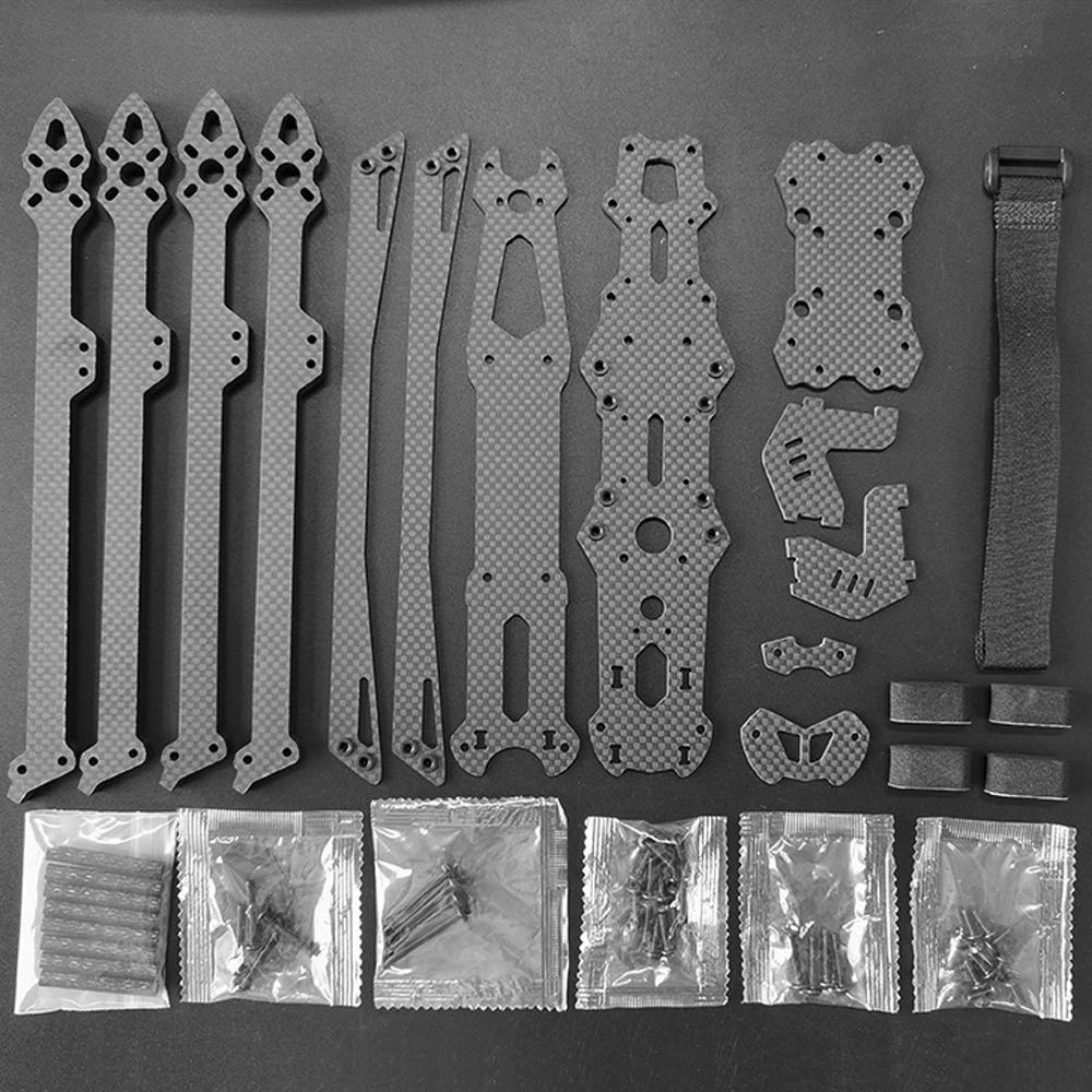 MARK V2 8/9/10 Zoll 3K Carbonfaser H-Typ FPV-Drohnen-Rahmenkit – Bild 6
