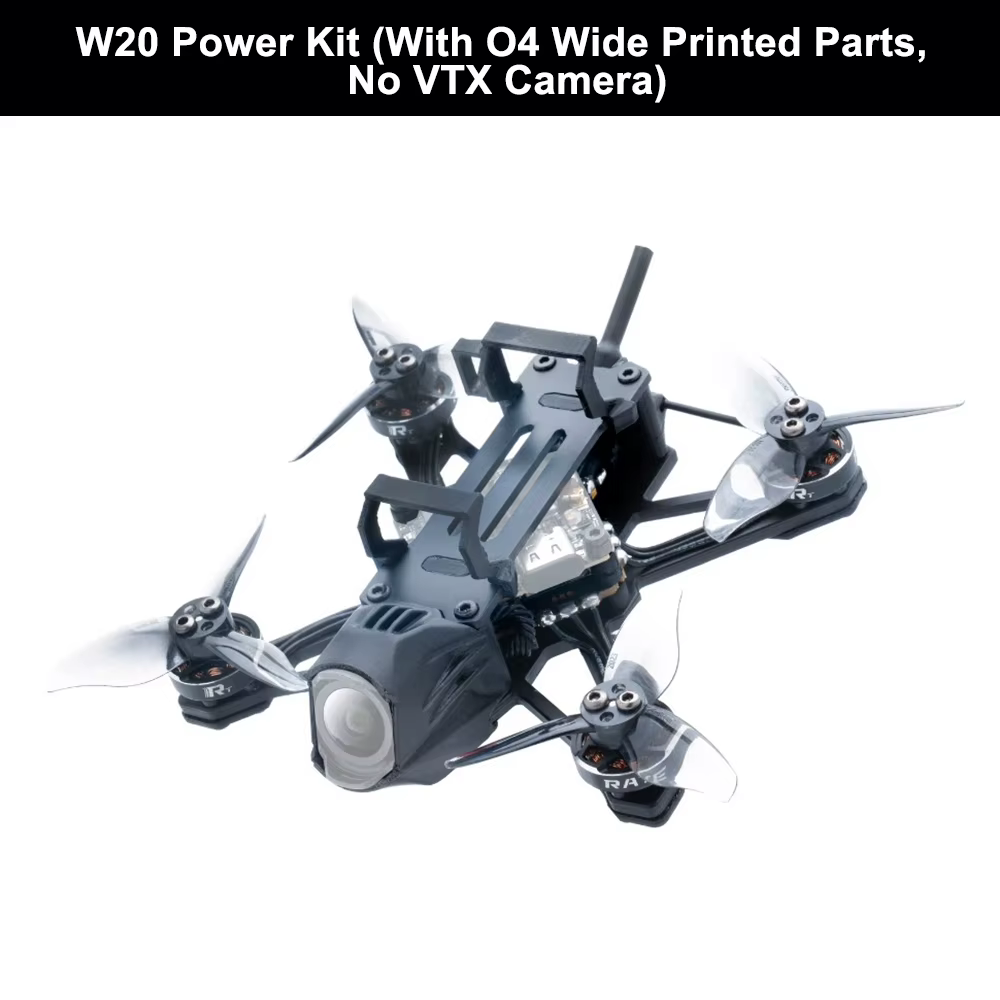 RATEFPV W20 2-Zoll 2S FPV Freestyle Drohne mit integriertem O4 Weitwinkelobjektiv Bluetooth RC Quadcopter FPV