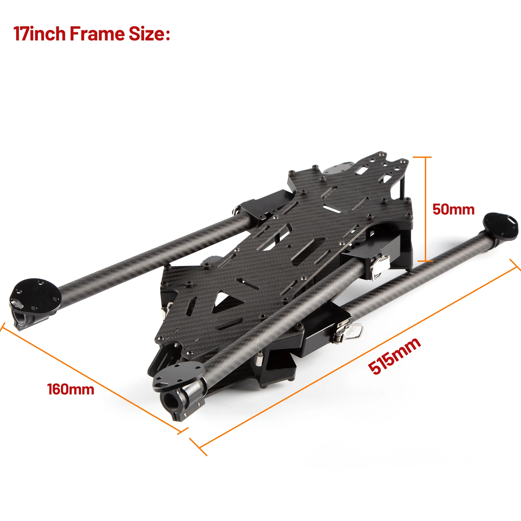 FPV Fold 17 Zoll Kohlefaser-Rahmensatz 790 mm Radstand für Motor der – Bild 6