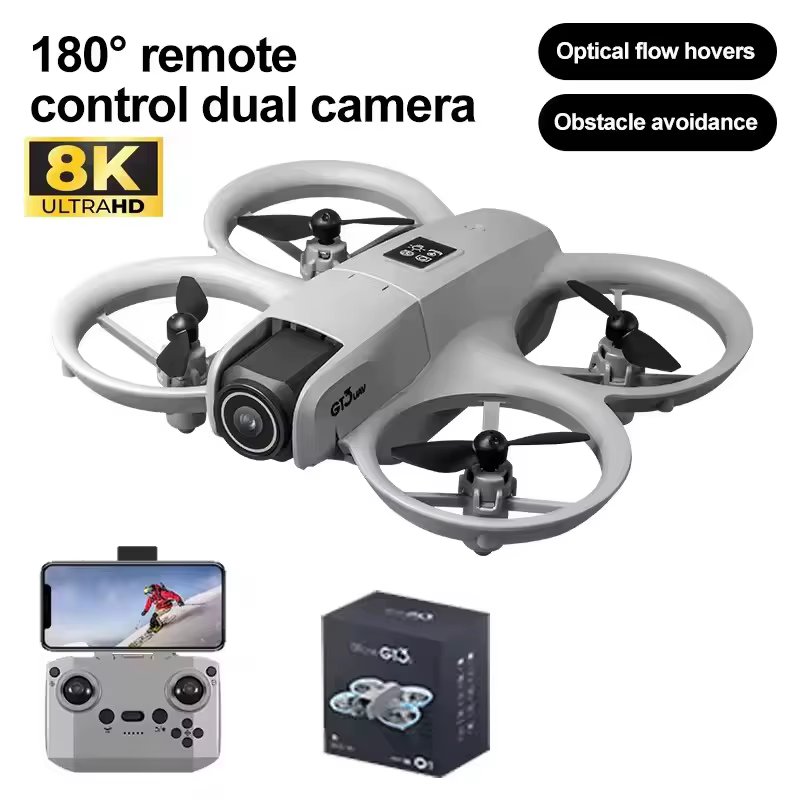 GT3 Mini mit LED, faltbare Drohne, GPS, 6K 8K HD Dual-Kamera, bürstenloser Motor, Hindernisvermeidung, RC FPV