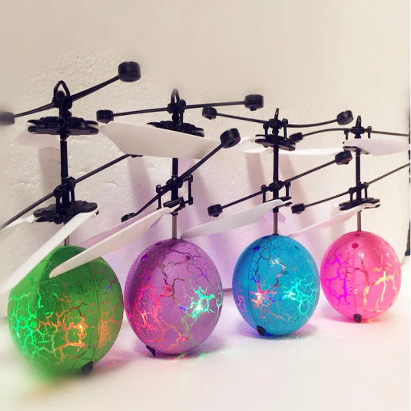 Kinder-Mini-Drohne RC-Helikopter Fluggerät Fliegender Ball Leuchtendes LED-Beleuchtungs-Quadcopter