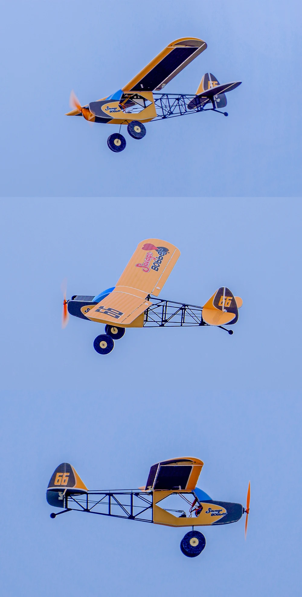 DW Hobby PP-Schaum RC-Flugzeugmodell 600 mm Savage Bobber Fixed Wing – Bild 4